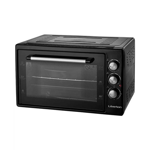 Електропіч Liberton LEO-421 Black - зображення 1