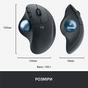 Мишка Logitech Ergo M575 Wireless Trackball Graphite (910-005872) - зменшене зображення 9