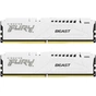 Модуль пам'яті для комп'ютера DDR5 64GB (2x32GB) 5600 MHz Beast White EXPO Kingston Fury (ex.HyperX) (KF556C36BWEK2-64) - зменшене зображення 1