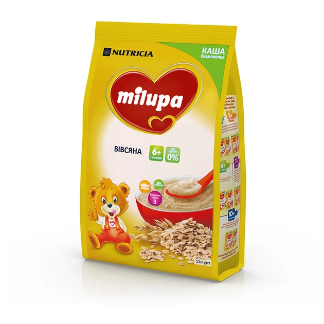 Дитяча каша Milupa безмолочна Вівсяна 170 г (5900852930089) - picture 4