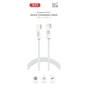 Дата кабель USB-C to USB-C 1.0m 60W white XO (CB-Q73CC) - зменшене зображення 6