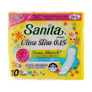 Гігієнічні прокладки Sanita Soft & Fit Ultra Slim 24.5 см 10 шт. (8850461601313) зображення 1