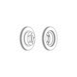 Гальмівний диск FERODO DDF1798C-1 зображення 1