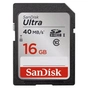 Карта пам'яті SanDisk 16Gb SDHC Class10 Ultra (SDSDUN-016G-G46) - зменшене зображення 1