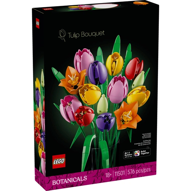 Конструктор LEGO Botanicals Букет тюльпанов (11501) - изображение 1