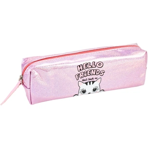 Пенал Cool For School голографічний 1 відділення рожевий (CF87032) зображення 1