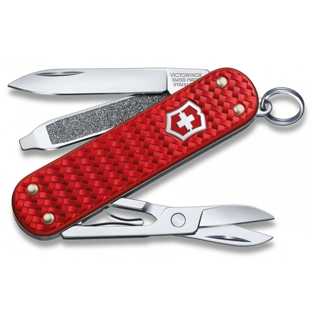 Ніж Victorinox Classic SD Precious Alox Iconic Red (0.6221.401G) - зображення 1