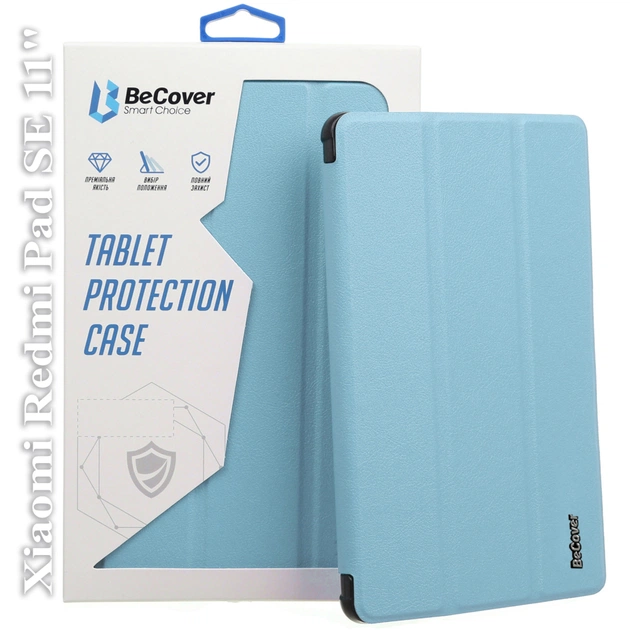 Чохол до планшета BeCover Smart Case Xiaomi Redmi Pad SE11" Light Blue (709870) - изображение 1