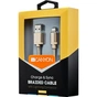 Дата кабель USB 2.0 AM to Lightning 1.0m MFI Golden Canyon (CNS-MFIC3GO) - зменшене зображення 3