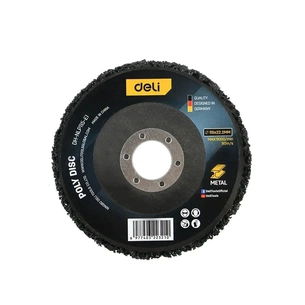 Круг зачистний Deli кораловий 115 мм, шліфувальний (EDH-NLP115-E1) зображення 1