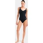 Купальник Arena Clip Back Swimsuit Solid B 010651-510 чорний, білий 42 (3468337746355) - зменшене зображення 2