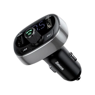FM модулятор Baseus T typed Bluetooth MP3 Tarnish (CCALL-TM01) изображение 1