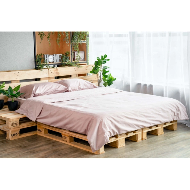 Підковдра Ardesto Mix&Match сатин 160х220 см пудра (ART1622DVP) - picture 8