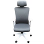 Офісне крісло Аклас Тіволі WH Сірий (00119636) - зменшене зображення 2