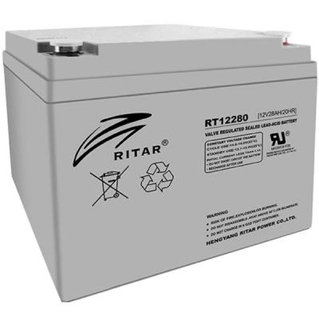 Батарея к ИБП Ritar AGM RT12280, 12V-28Ah (RT12280) - изображение 1