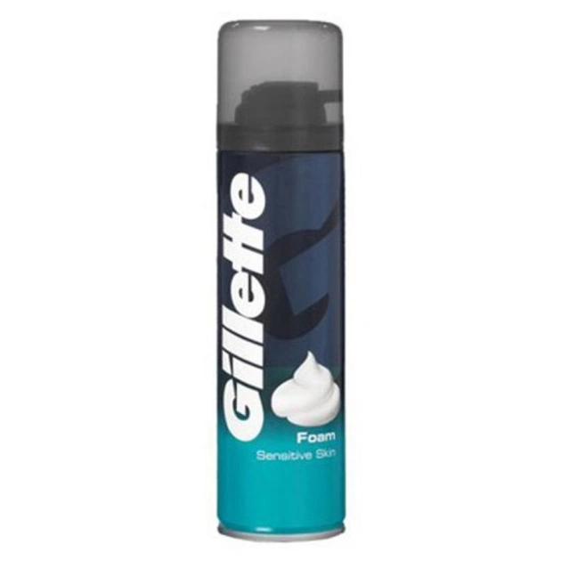 Піна для гоління Gillette Foam Sensitive Skin Для чутливої шкіри 200 мл (3014260240226) - зображення 1