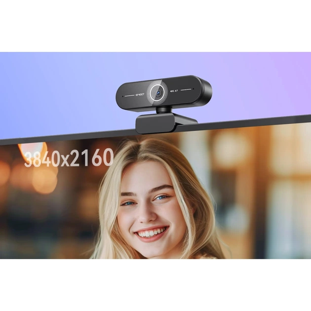 Веб-камера Emeet C60E 4K Black (eMeet-E3124) - picture 9