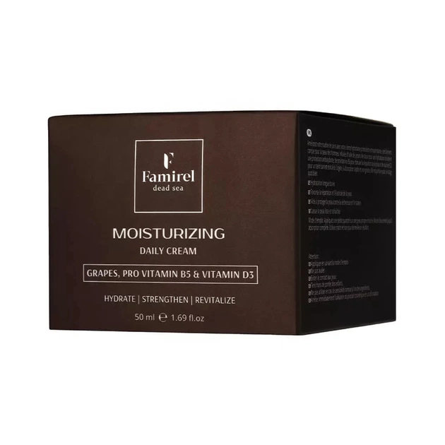 Крем для обличчя Famirel Men Moisturizing Daily Cream Зволожувальний 50 мл (7290114084871) - зображення 3