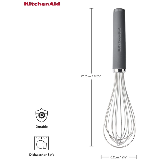 Вінчик KitchenAid Coreline 26,2 см сірий (KAS060OHCGG) - picture 5