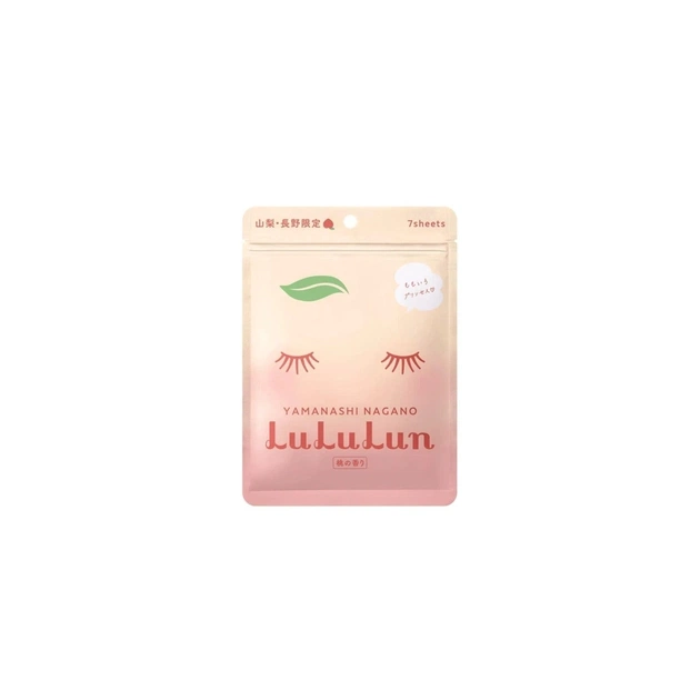 Маска для лица Lululun Premium Face Mask Персик из Яманаси 7 шт (4582305065916) - изображение 1