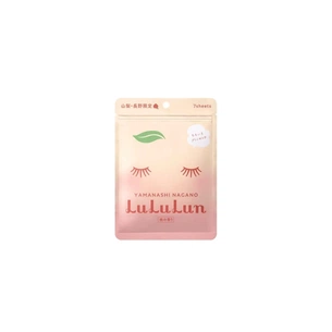 Маска для лица Lululun Premium Face Mask Персик из Яманаси 7 шт (4582305065916) изображение 1