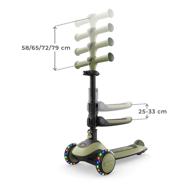 Самокат Kinderkraft Halley 2 Grassland Green (KRHALL02GRE0000) (5902533930180) - зображення 5