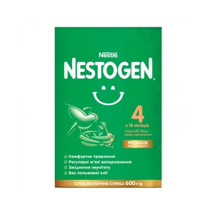 Дитяча суміш Nestogen 4 з лактобактеріями L. Reuteri з 18 міс. 600 г (7613287111852) изображение 1