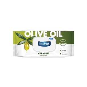 Влажные салфетки Deep Fresh Green Nature Olive Oil 120 шт. (8681554613834) изображение 1