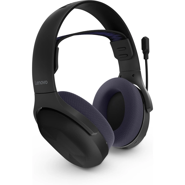 Навушники Lenovo Legion H410 Wireless Gaming Headset Black (GXD1R34013) - зображення 5