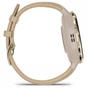 Смарт-годинник Garmin Venu 3S, Fr. Gray + Soft Gold, Leather, GPS (010-02785-55) - зменшене зображення 4