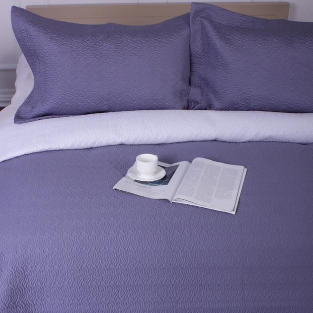 Покривало MirSon набір Imperial Grey Line покривало 200х220 см + наволочки 50х70 см х 2 шт (2200007178063) - зображення 7