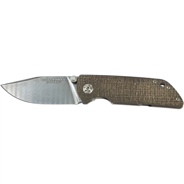 Ніж Boker M4 Sherman Damascus (110662DAM) - зображення 1
