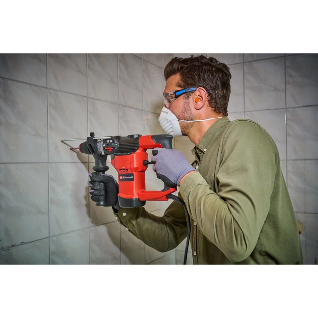 Перфоратор Einhell TC-RH 28 3F, 950 Вт, SDS+, бочковий, 3.5 Дж, 990 об/хв, кейс (4258002) - picture 10