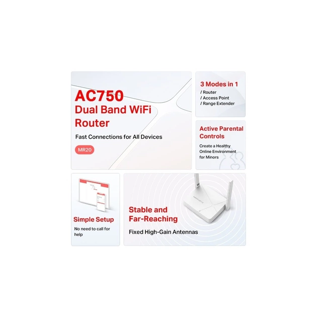 Маршрутизатор Mercusys MR20 - picture 6