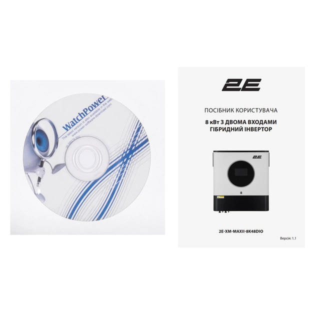 Сонячний інвертор 2E XM MAXII 8000VA/8000W, 48V (2E-XM-MAXII-8K48DIO) - picture 9