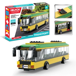 Конструктор iBlock Транспорт Автобус 254 деталей (PL-921-377) зображення 1