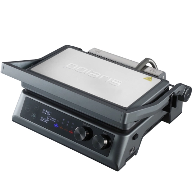 Електрогриль Polaris PGP 7003 SMOKELESS Graphite - зображення 1