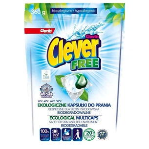 Капсули для прання Clever Free Duo Caps 20 шт. (5900308778715) зображення 1