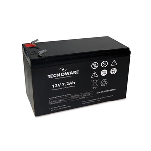 Батарея до ДБЖ TECNOWARE 12V-7.2Ah (EACPE12V7A2TWP) зображення 1