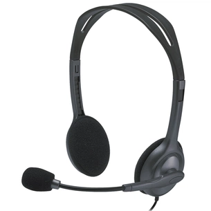 Навушники Logitech H111 Stereo Headset with 1*4pin jack (981-000593) зображення 1
