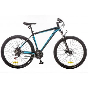 Велосипед Optimabikes 27.5" GRAVITY 2018 AM 14G DD рама-19" Al чорно-синій (OPS-OP-27.5-024) зображення 1