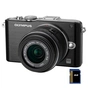 Цифровий фотоапарат Olympus PEN E-PL3 14-42 mm kit black (V20503BBE000/V205031BE000) - зменшене зображення 1