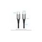 Дата кабель USB-C to USB-C 2.0m 5A aluminum gray Vention (TAEHH) - зменшене зображення 3