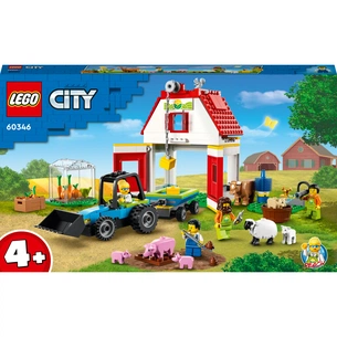Конструктор LEGO City Farm Тварини на фермі та у хліві 230 деталей (60346) зображення 1