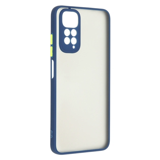 Чохол до мобільного телефона Armorstandart Frosted Matte Xiaomi Redmi Note 11 / Note 11s Navy Blue (ARM66739) - зображення 1