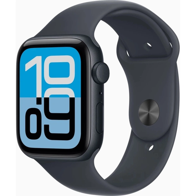 Смарт-годинник Apple Watch SE 3 GPS 44mm Midnight Aluminium Case with Midnight Sport Band - S/M (MEHN4RK/A) - зображення 1