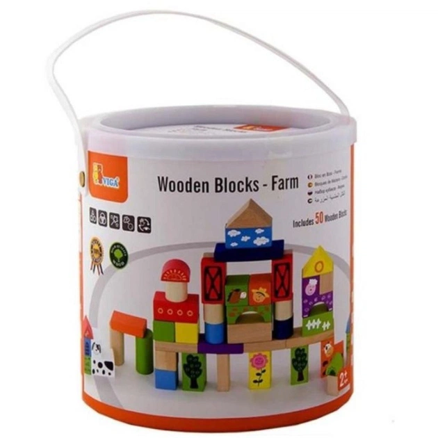 Конструктор Viga Toys Ферма 50 шт (50285) - зображення 1