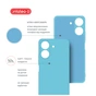 Чохол до мобільного телефона Intaleo Silicone Xiaomi Redmi 13C 4G Light Blue (1283126600739) - зменшене зображення 5
