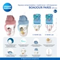 Поїльник-непроливайка Canpol babies Bonjour Paris з трубочкою і обтяжувачем 270 мл Синя (56/607_blu) - зменшене зображення 5
