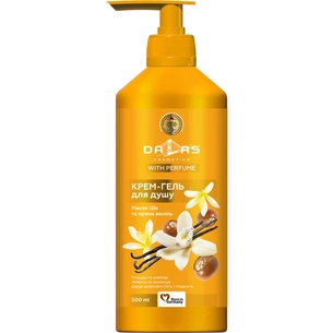 Гель для душу Dalas Cosmetics Олія ши та пряна ваніль 500 г (4260637722614) зображення 1